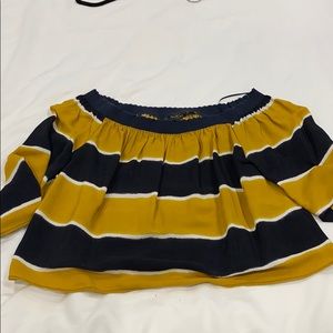 Zara sz S off shoulder top